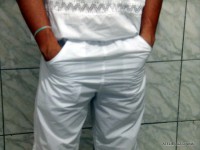 CALÇA COM BOLSO REFORÇADO FRENTE E COSTAS 